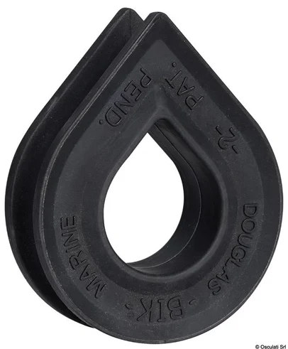 radanča bik® od elastomera - crni 16-18 mm