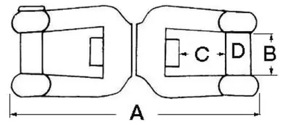 Vrtuljak škopac-škopac sa osiguračem u ravnini od sjajnog inoxa