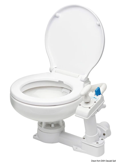 WC sa ručnom pumpom - model space saver, 305x450x425 mm