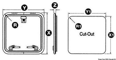 palubni prozor Lewmar LP 41 #1941041