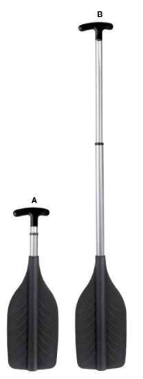 Veslo za gumenjake teleskopsko