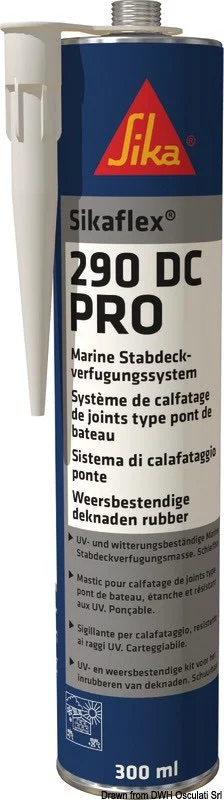 poliuretanski silikon Sikaflex 290 DC PRO - crni, 600 ml