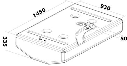 Spremnik za benzin od mrežastog polietilena