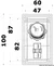 modul dodatni za panele - digitalni voltmetar 12/24V