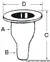 ispust u more sa priključkom - plastični 1"1/2 x 78 mm
