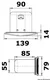 truba ugradbena bijela Sound oblong 12 V