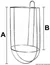 nosač bokobrana tip košare EASY FENDER - inox, 17 cm