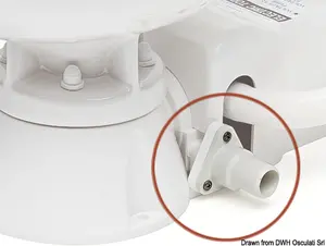 priključak za WC ravni 25 mm