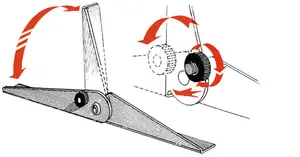 par šarnira za sjedala - inox
