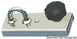 prolaz za škote ''Avale Tout'' - inox, sa okom, za konope 14 mm